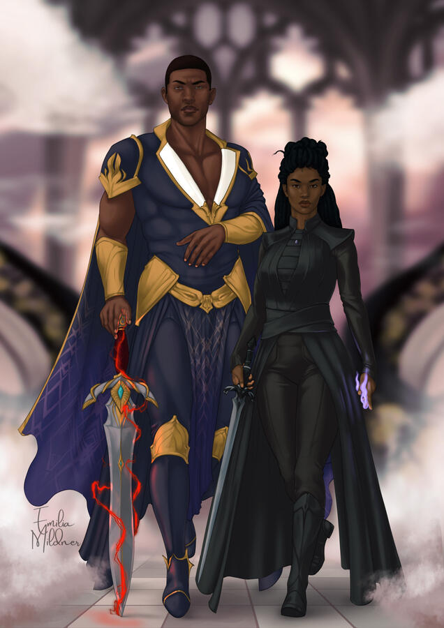 Raphael &amp; Adonya for author A. M. Hyacynth