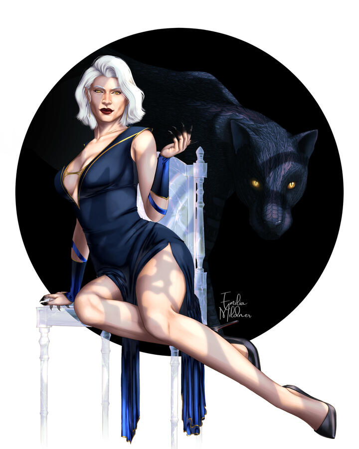 Character full body, large animal bust €480