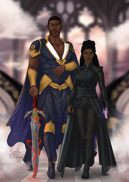 Raphael & Adonya for author A. M. Hyacynth