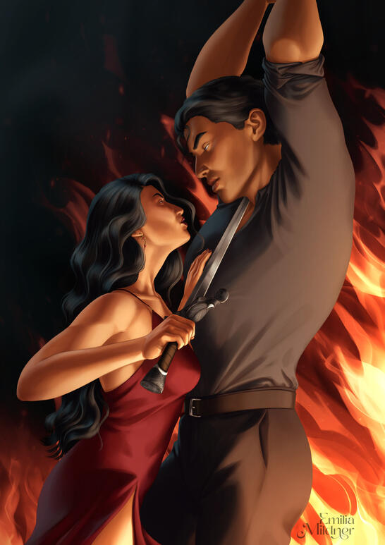 Dianna & Samkiel for author Amber V. Nicole