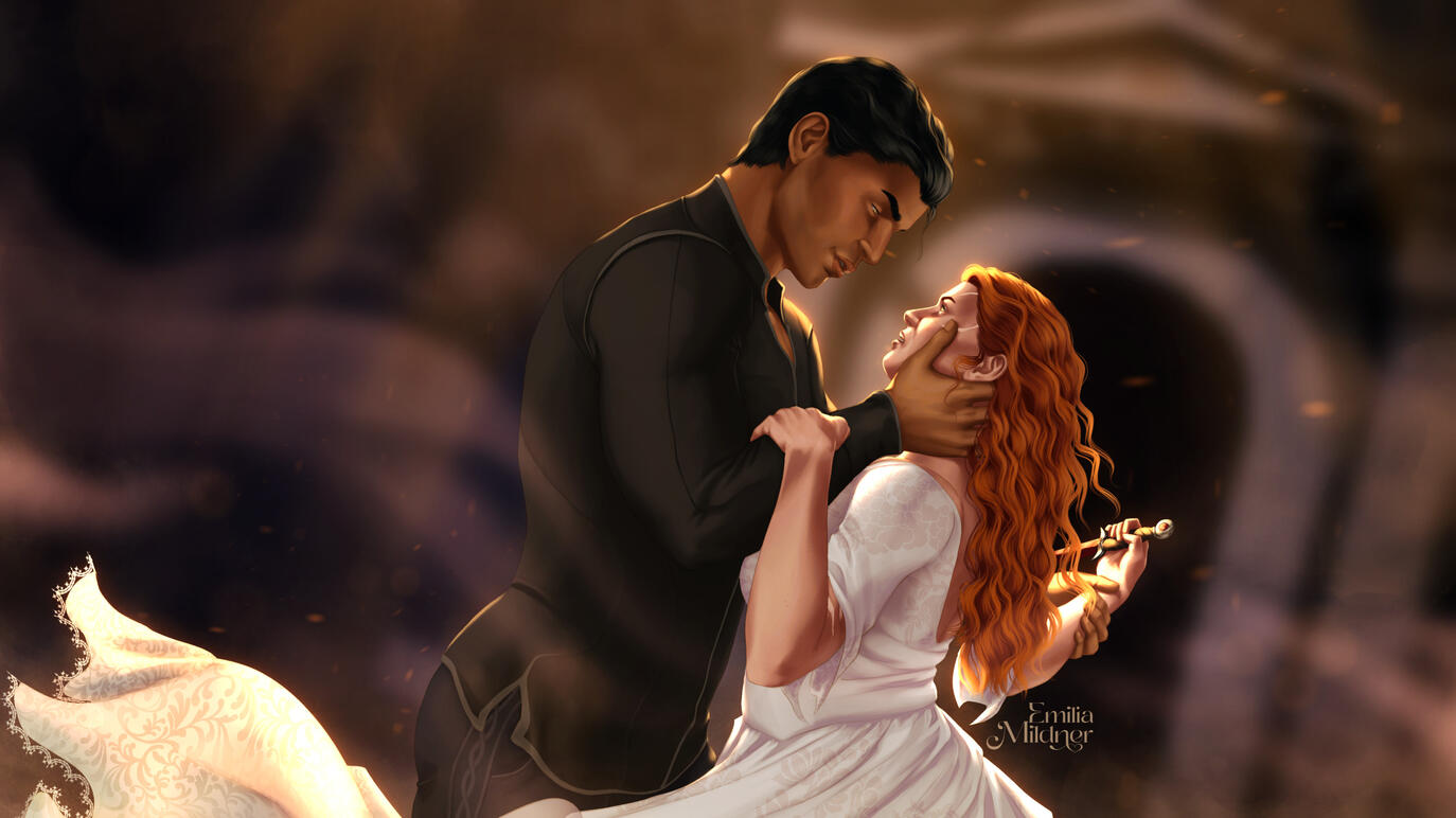 Poppy & Casteel inspired by Blood & Ash series by Jennifer L. Armentrout