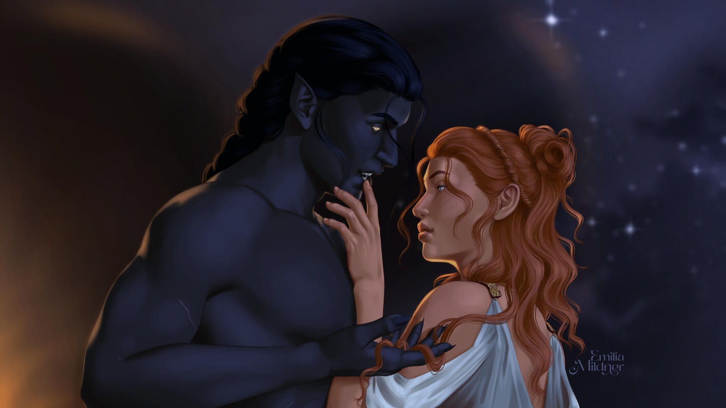 "Fangs" inspired by Radiance by Grace Draven