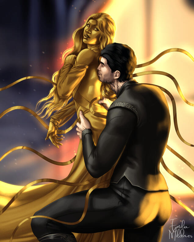 Auren & Slade inspired by The Plated Prisoner series by Raven Kennedy