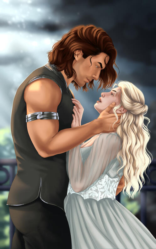 Interior art for Indigo SE of Born of Blood and Ash by Jennifer L. Armentrout